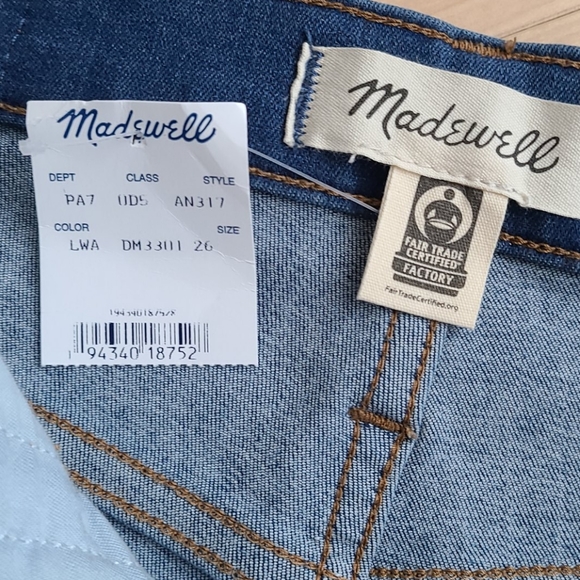 NWT Roadtripper Madewell denim size 26 - Picture 5 of 8